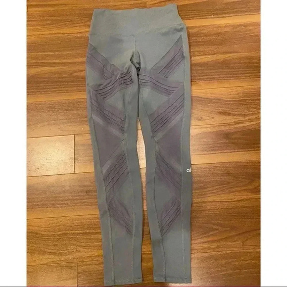 Alo High Waist Mesh Leggings - Picture 1 of 3